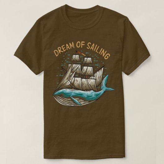 海水浴場 Tシャツ (デザイン正面)
