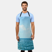海水澄ん青空。 エプロン (着用した状態)
