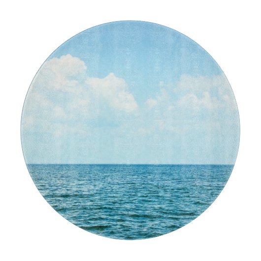 海水澄ん青空。 カッティングボード (正面)