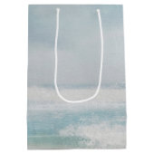 海水結婚色の日付 ミディアムペーパーバッグ (裏面)