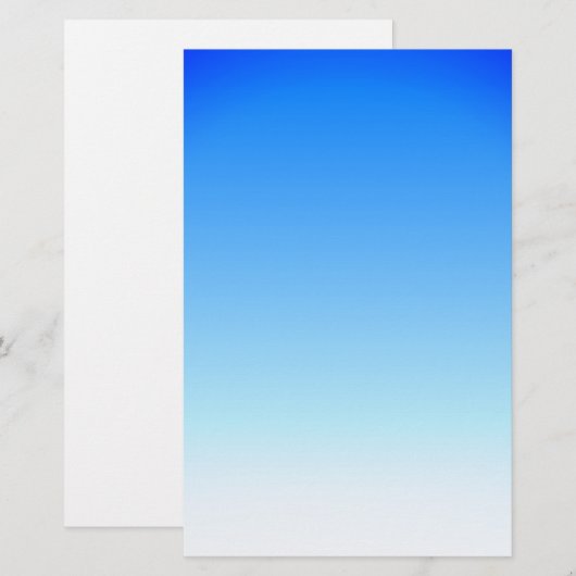 海水色の朝 便箋 (正面/裏面)