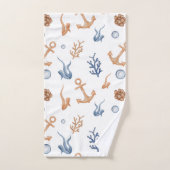 海水色 バスタオルセット (ハンドタオル)