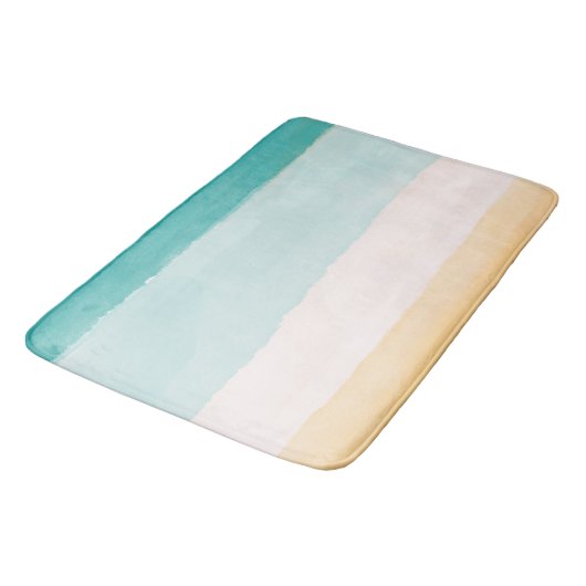 海水色 バスマット (アングル)