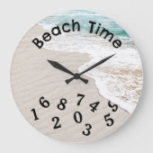 海水風流砂 ラージ壁時計 (正面)
