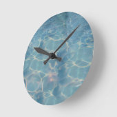 海水 ラウンド壁時計 (傾斜)