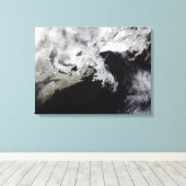 海氷はセントローレンス湾に満ちている キャンバスプリント (インサイチュ (ウッドフロア))