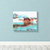 海氷河 キャンバスプリント (インサイチュ (ウッドフロア))