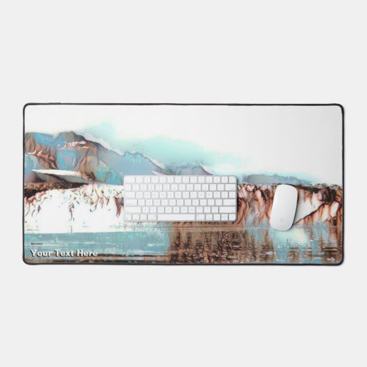 海氷河 デスクマット (キーボード&マウス)