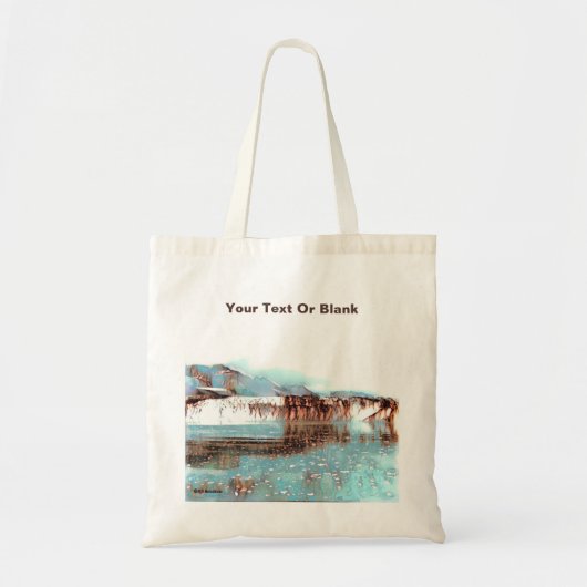 海氷河 トートバッグ (正面)
