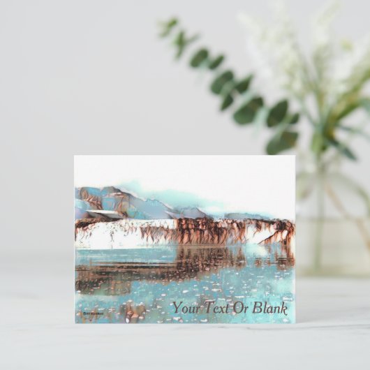 海氷河 ポストカード (スタンド正面)