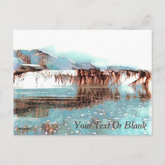 海氷河 ポストカード (正面)