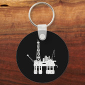 海油田ドリラーリグ キーホルダー (正面)