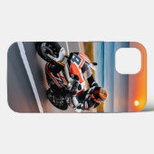🏍️ 海沿いの景色のいい道を疾走するスポーツバイクライダー Case-Mate iPhoneケース (裏面 (横))