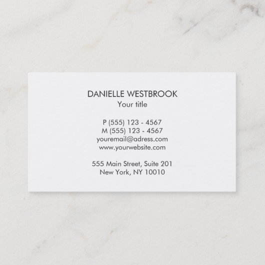 海泡の写真 名刺 (裏面)