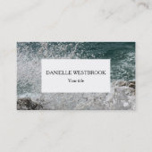 海泡の写真 名刺 (正面)