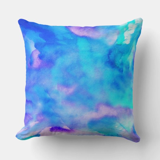 海泡水カラーレトロデザイン装飾用クッション クッション (正面)