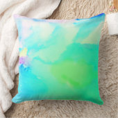 海泡水カラーレトロデザイン装飾用クッション クッション (ブランケット)