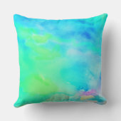 海泡水カラーレトロデザイン装飾用クッション クッション (裏面)