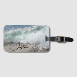 海泡海波パーソナライズされた ラゲッジタグ