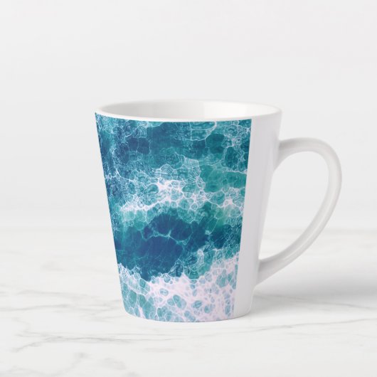 海泡 カフェラテマグ (右)