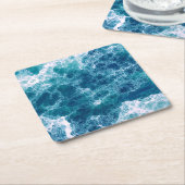 海泡 スクエアペーパーコースター (アングル)