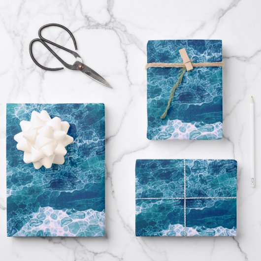 海泡 ラッピングペーパーシート (正面)