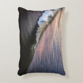 海波が昼間に岸に打ち寄せる アクセントクッション (正面(垂直))