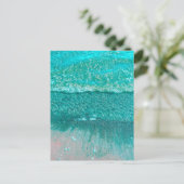 海波が砂に乗る シーズンポストカード (スタンド正面)