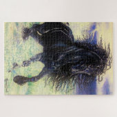 海波のフリシアの黒い石碑 ジグソーパズル (横)