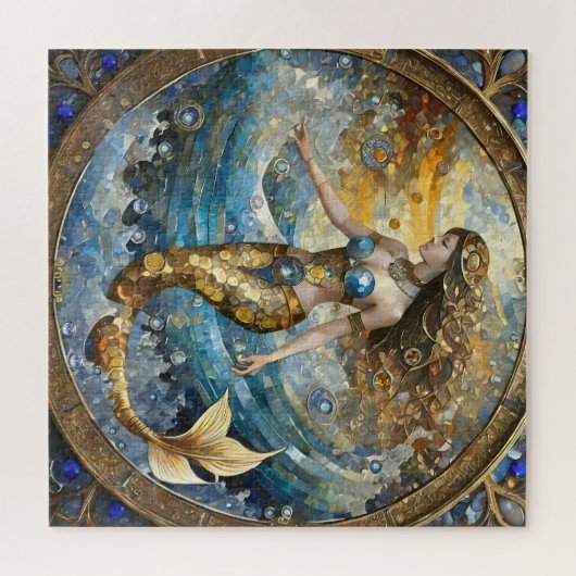 海波の人魚 ジグソーパズル (横)