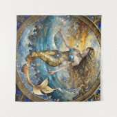 海波の人魚 タペストリー (正面(横))