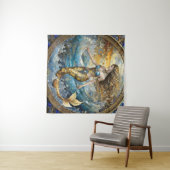 海波の人魚 タペストリー (インサイチュ(横))