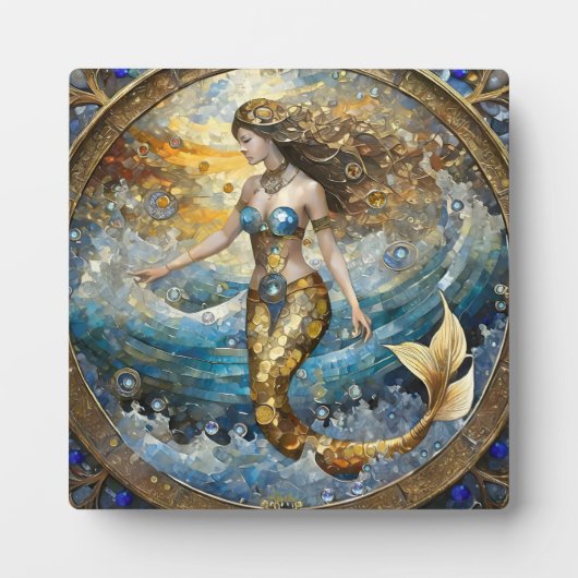 海波の人魚 フォトプラーク (正面)