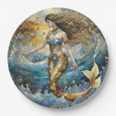 海波の人魚 ペーパープレート (正面)