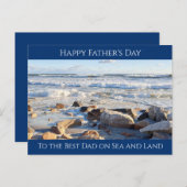 海波の写真最高のパパネイビーブルー ポストカード (正面/裏面)