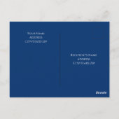 海波の写真最高のパパネイビーブルー ポストカード (裏面)