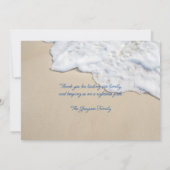 海波の牧師の評価サンキューカード 招待状 (裏面)