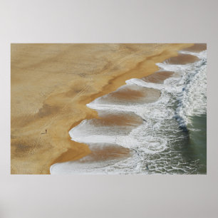 海波の空中撮影 ポスター