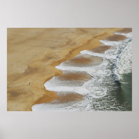 海波の空中撮影 ポスター (正面)