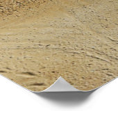 海波の空中撮影 ポスター (角)