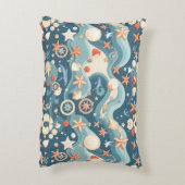 海波の装飾用クッションインスパイア-バイ・ザ・シー アクセントクッション (裏面(縦))