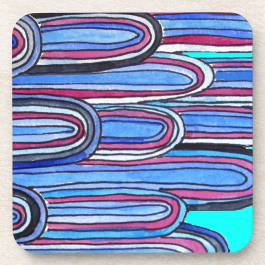 海波アクアブルー コースター (正面)