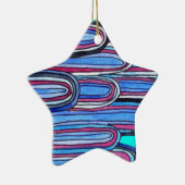 海波アクアブルー セラミックオーナメント (右)