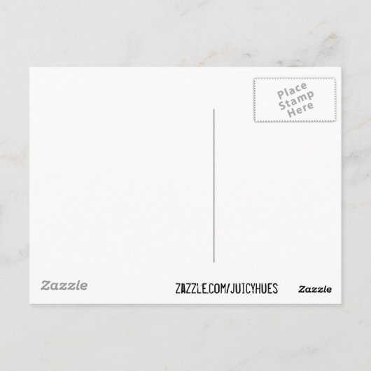 海波アクアブルー ポストカード (裏面)