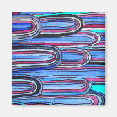 海波アクアブルー マグネット (正面)