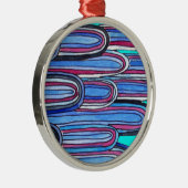 海波アクアブルー メタルオーナメント (右)