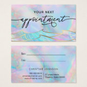 海波アポイントメントカード (正面&裏面)