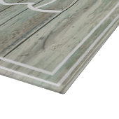 海波オン木板テクスチャファミリ名ビーチ カッティングボード (角)