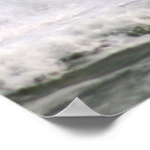 海波クラッシュ色16x20 ポスター (角)