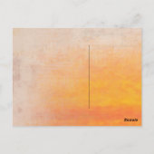 海波サンセットバイブル聖なる書物、 経典詩篇1:1 ポストカード (裏面)